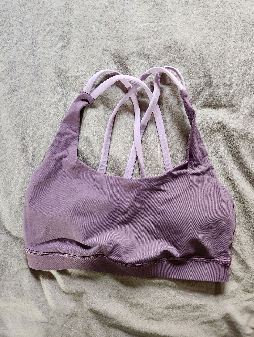 Lululemon Energy Bra Smoked Mulberry / Violetta - Size 4